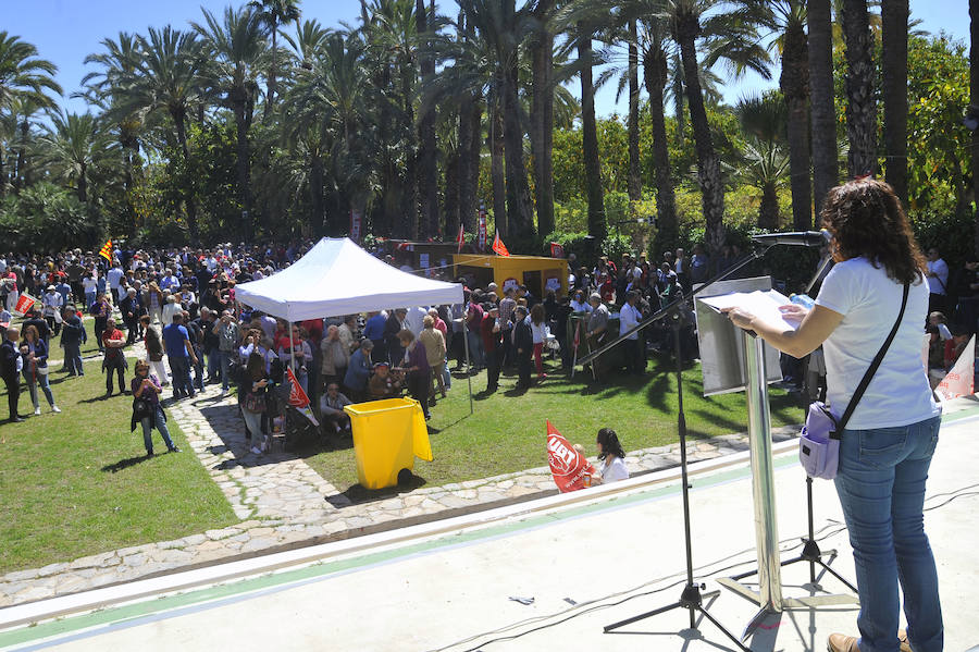 Manifestación del Día del Trabajo en Elche