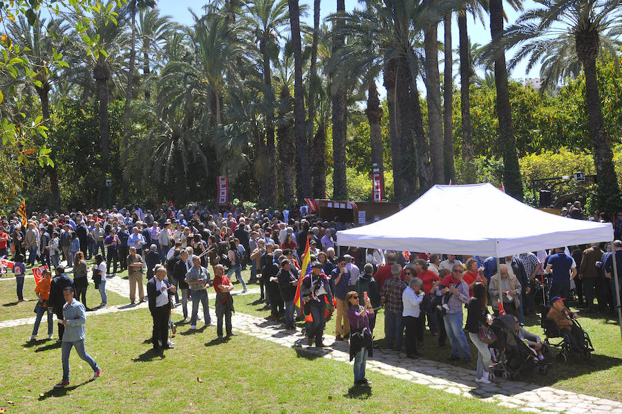 Manifestación del Día del Trabajo en Elche