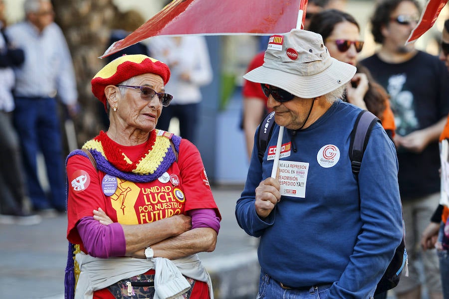 Manifestación del Día del Trabajo en Alicante