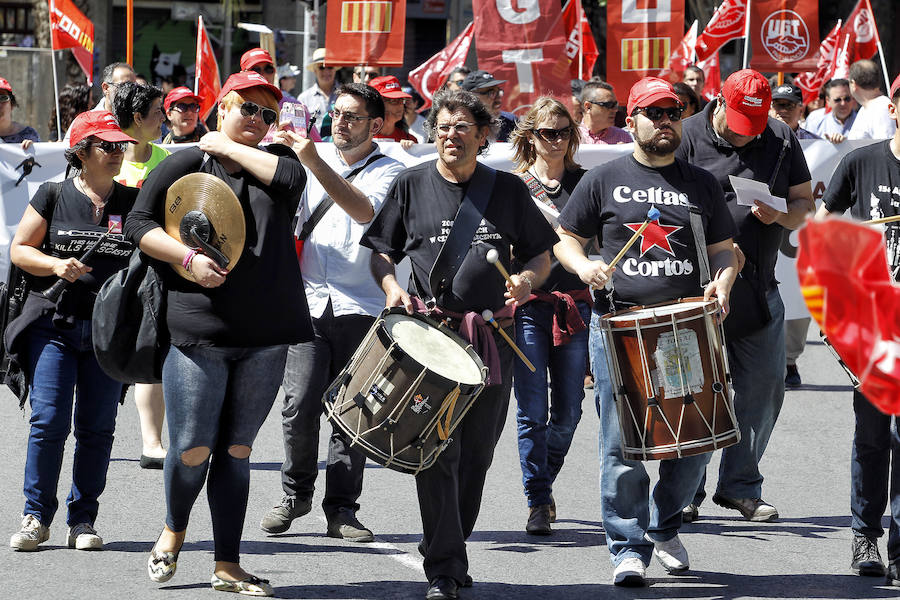 Manifestación del Día del Trabajo en Alicante