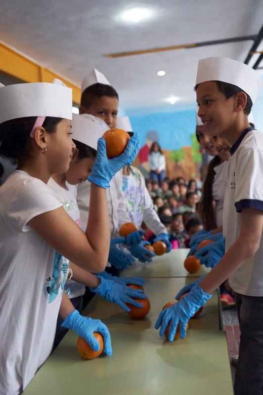 Agricultura fomenta el consumo de verdura y fruta en el colegio