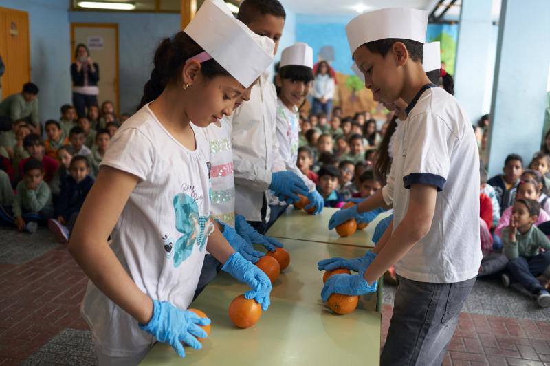 Agricultura fomenta el consumo de verdura y fruta en el colegio