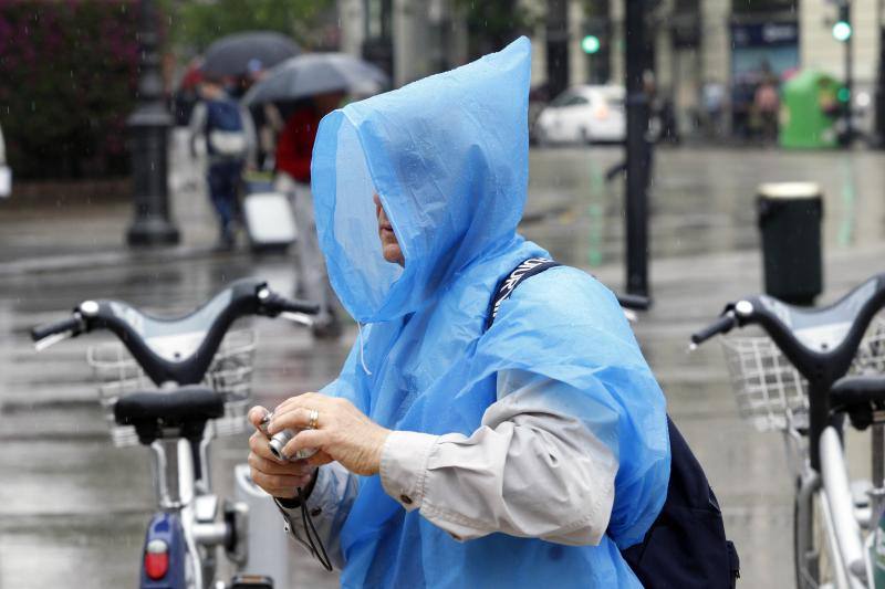 Lluvia en la Comunitat