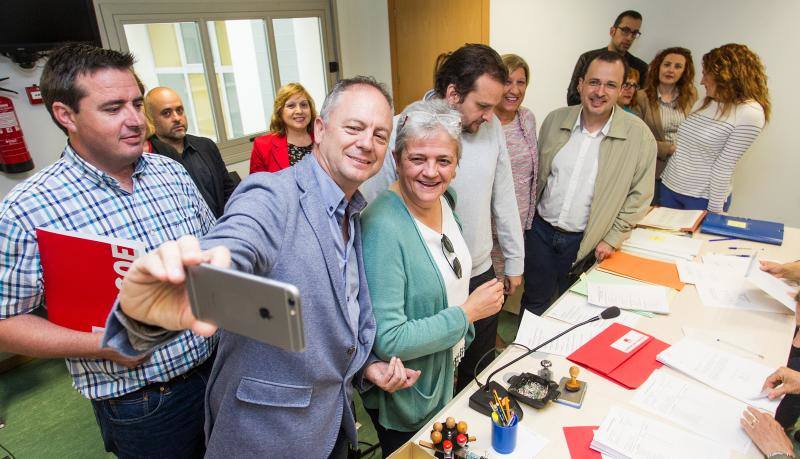 Presentación de las listas del PSOE al Congreso y al Senado por Alicante