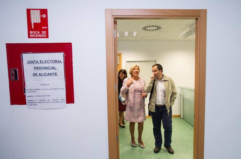 Presentación de las listas del PSOE al Congreso y al Senado por Alicante