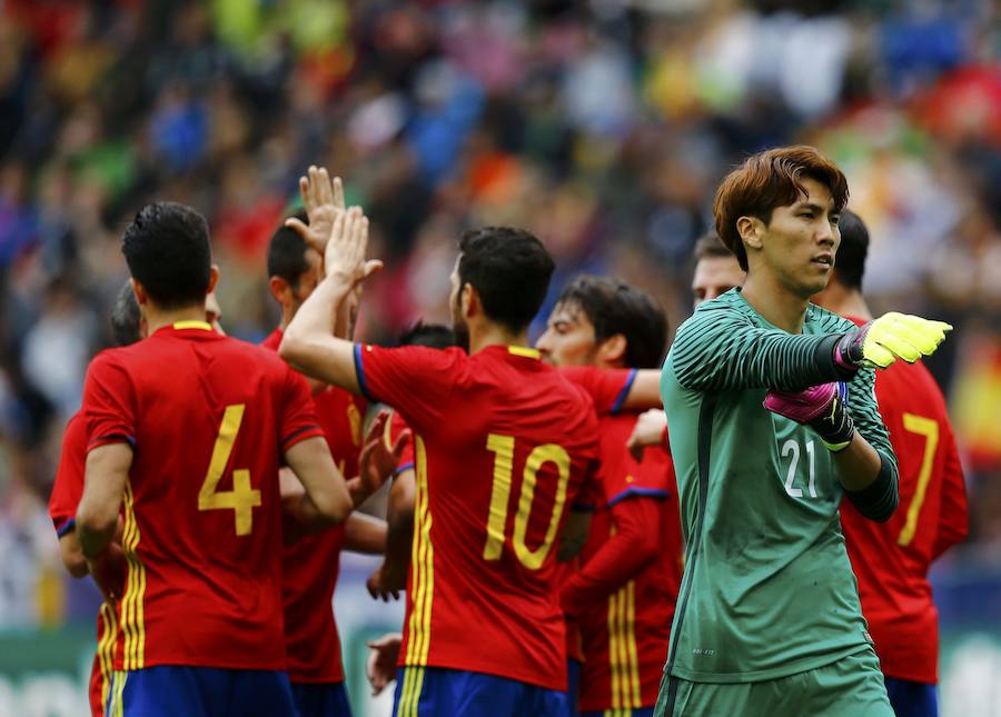 Las mejores imágenes del España - Corea Sur