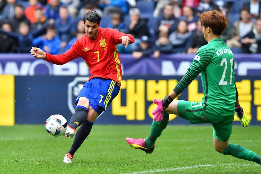 Las mejores imágenes del España - Corea Sur