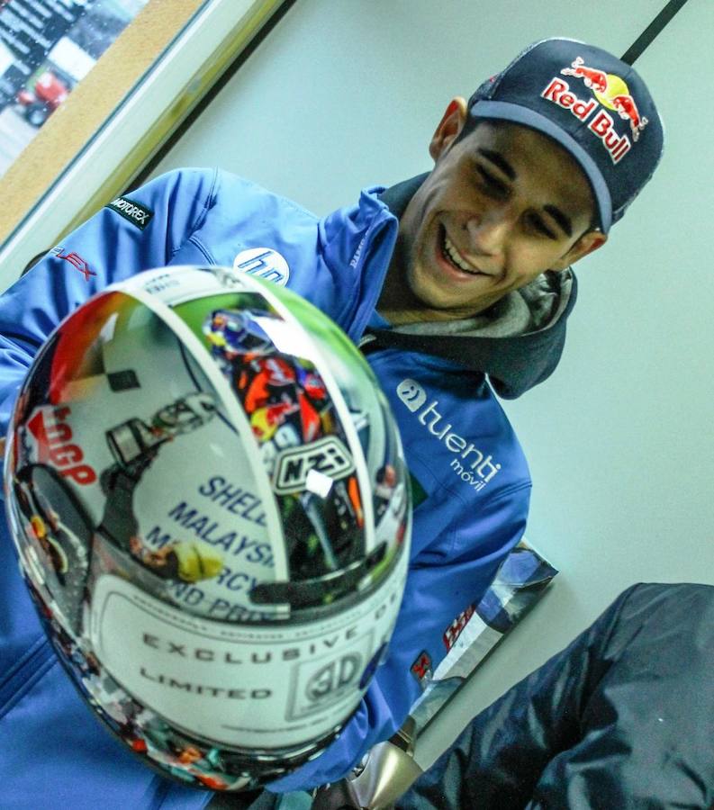 Fotos de Luis Salom en la Cuna de Campeones de Cheste