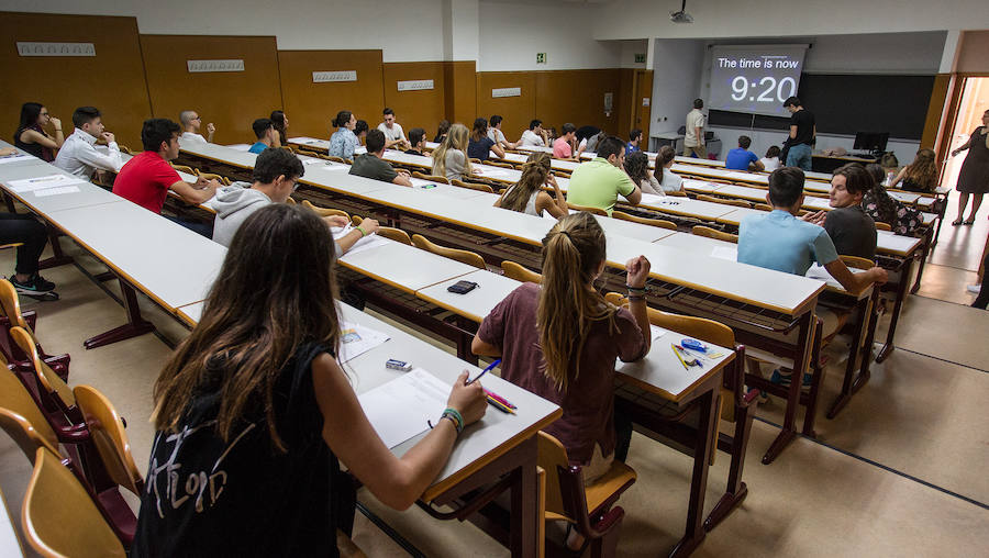 Comienzan los exámenes de selectividad