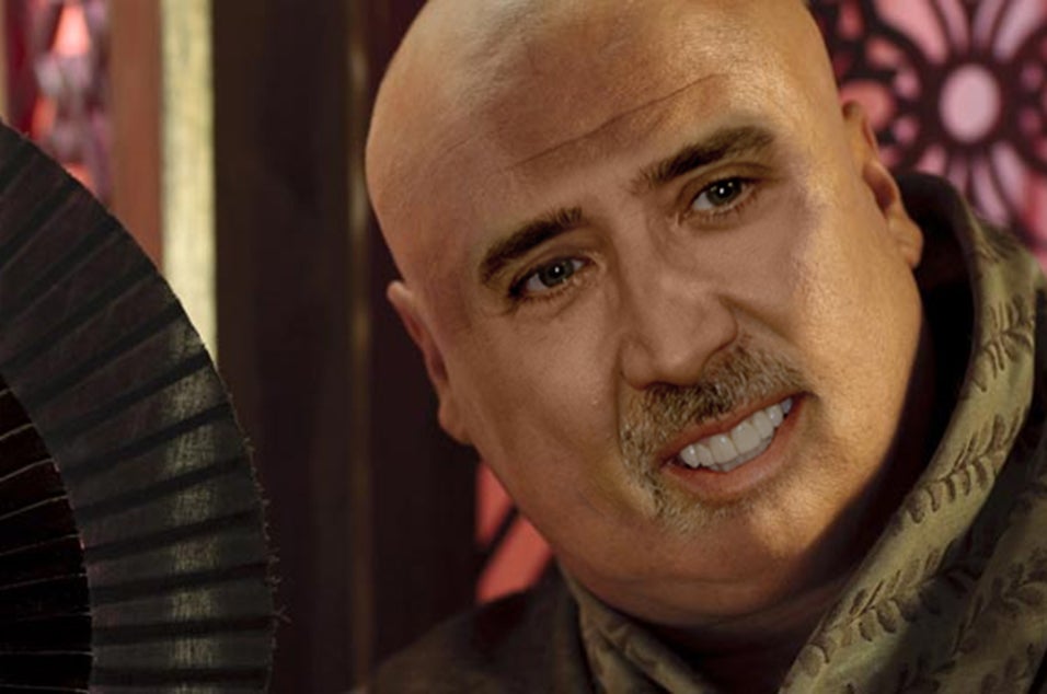 Fotos de Nicolas Cage en la piel de los personajes de &#039;Juego de Tronos&#039;