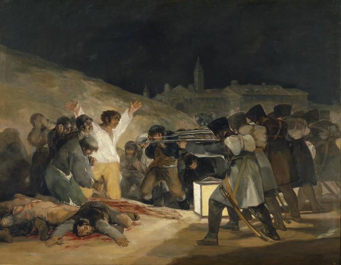 Los fusilamientos del 3 de mayo de Goya. 