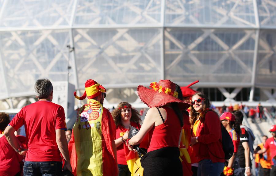 Fotos del encuentro España-Turquía