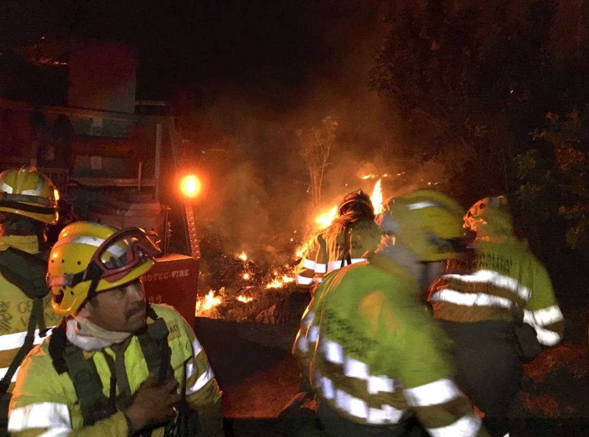 Incendio en Carcaixent (17-06-2016).