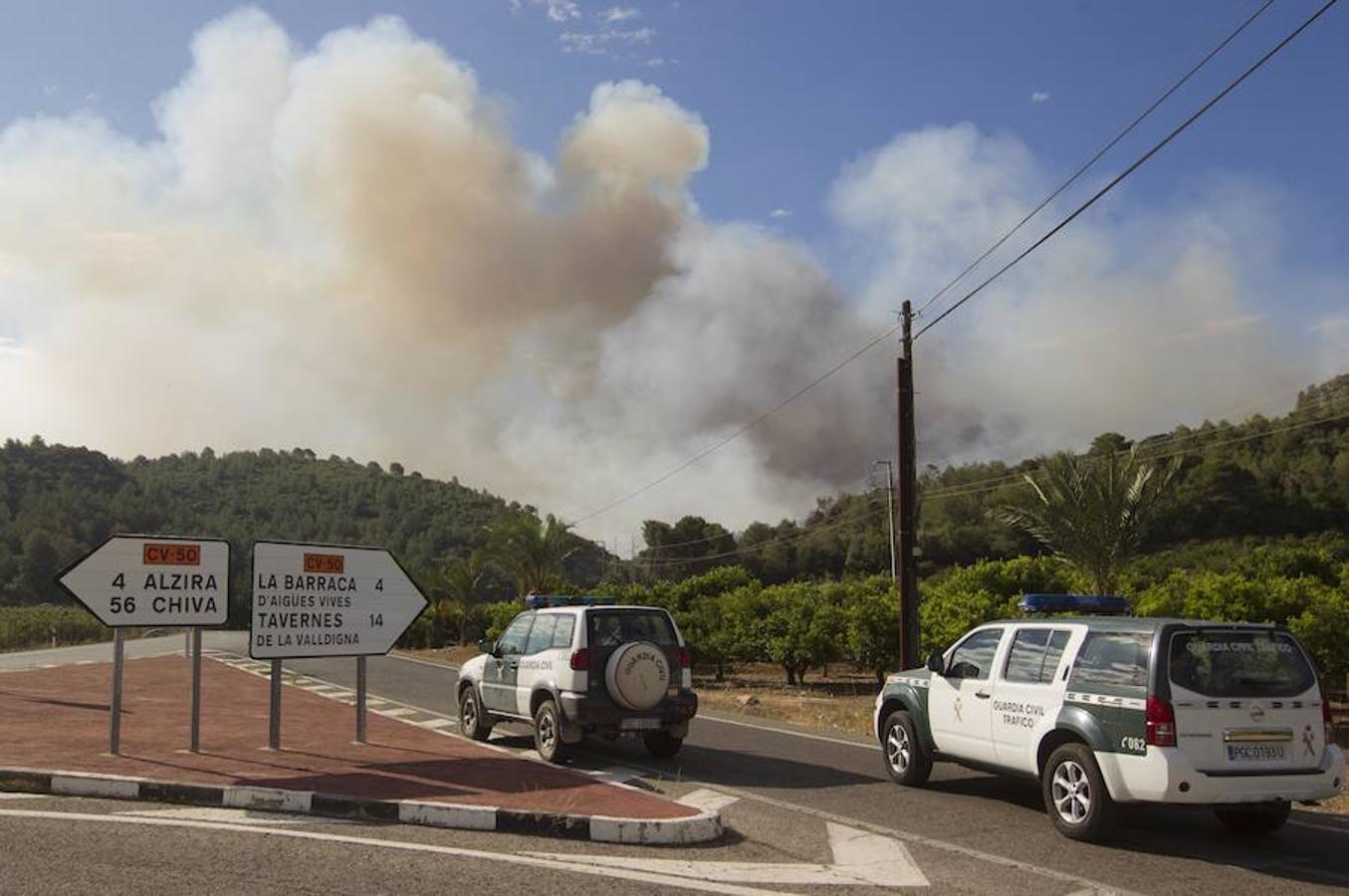 Fotos del incendio de Carcaixent (17-06-2016) II