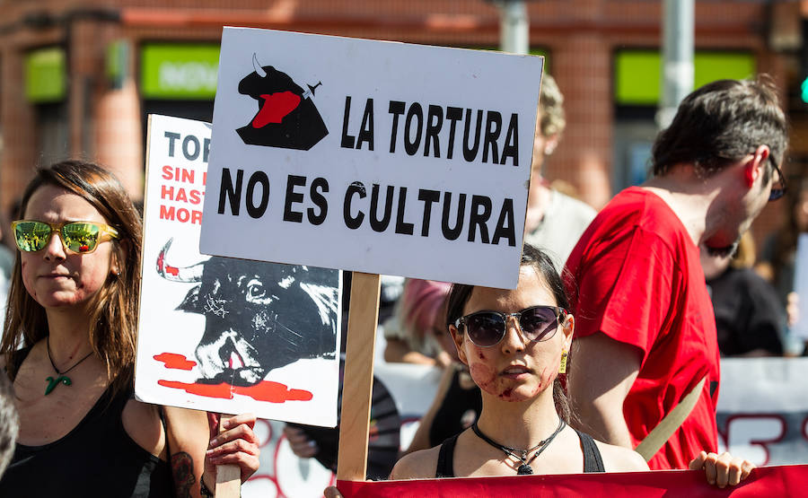 Manifestación antitaurina en Alicante