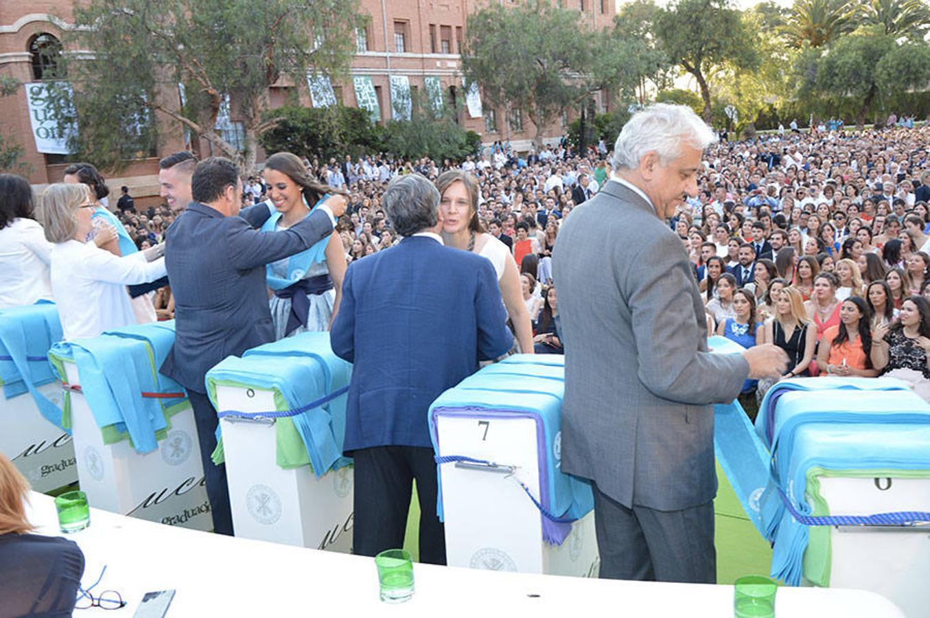 Fotos de la graduación en la Universidad Católica de Valencia curso 2015-2016