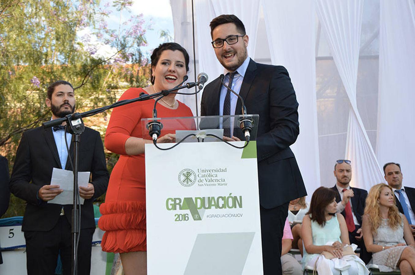 Fotos de la graduación en la Universidad Católica de Valencia curso 2015-2016