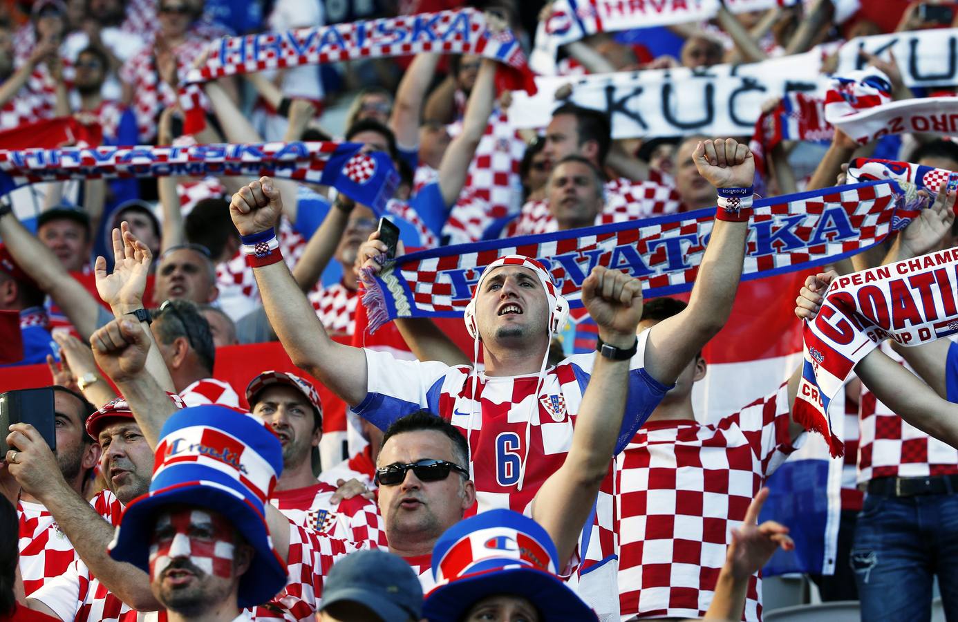 Los croatas controlados, los españoles animados