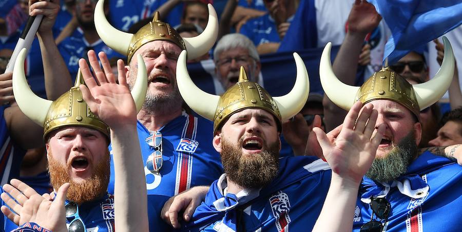 Las aficiones de Austria e Islandia preparadas para el encuentro