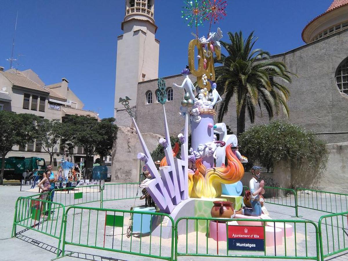 Todo listo para la cremà de Fogueres en el Raval