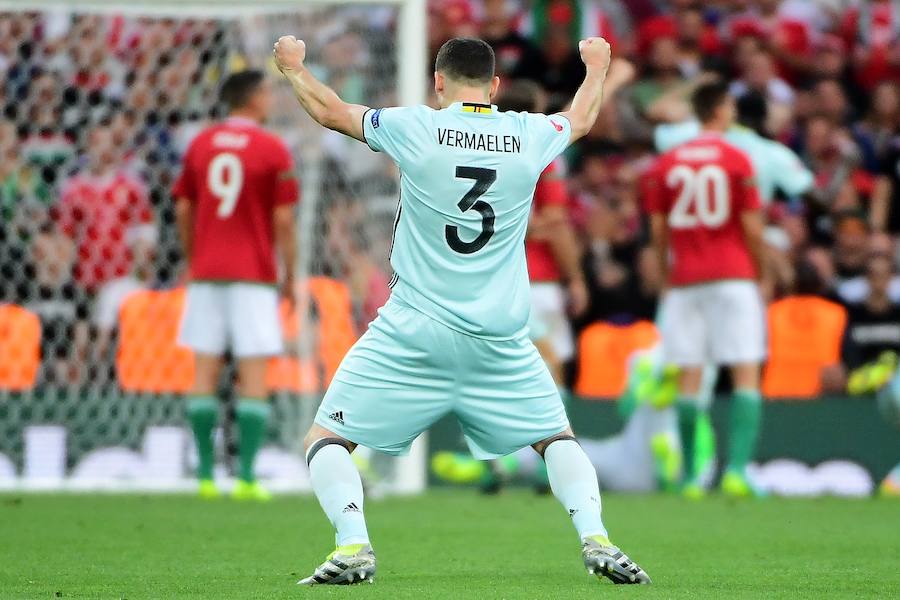 Las mejores imágenes del Hungría-Bélgica