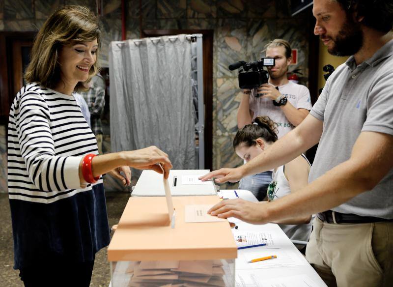 Ana Botella, cabeza de lista del PSOE al Congreso por Valencia. 