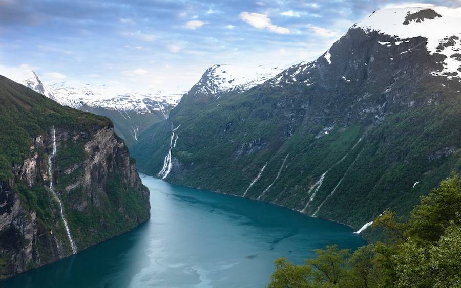 El fiordo de Geiranger, en Romsdal. 