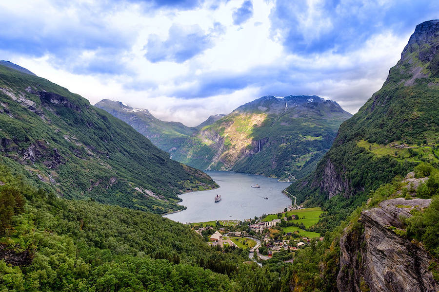 El fiordo de Geiranger, en Romsdal. 