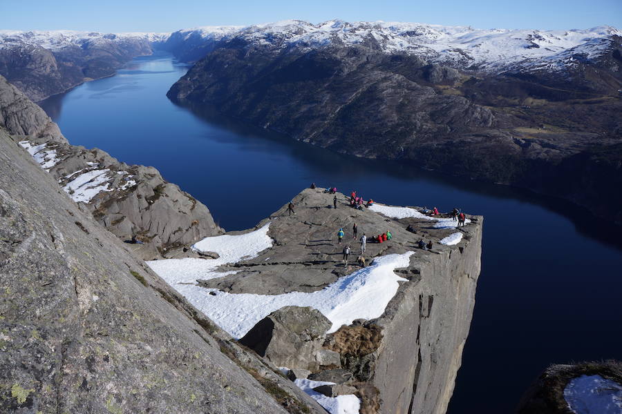 Preikestolen, en el fiordo de Lyse. 