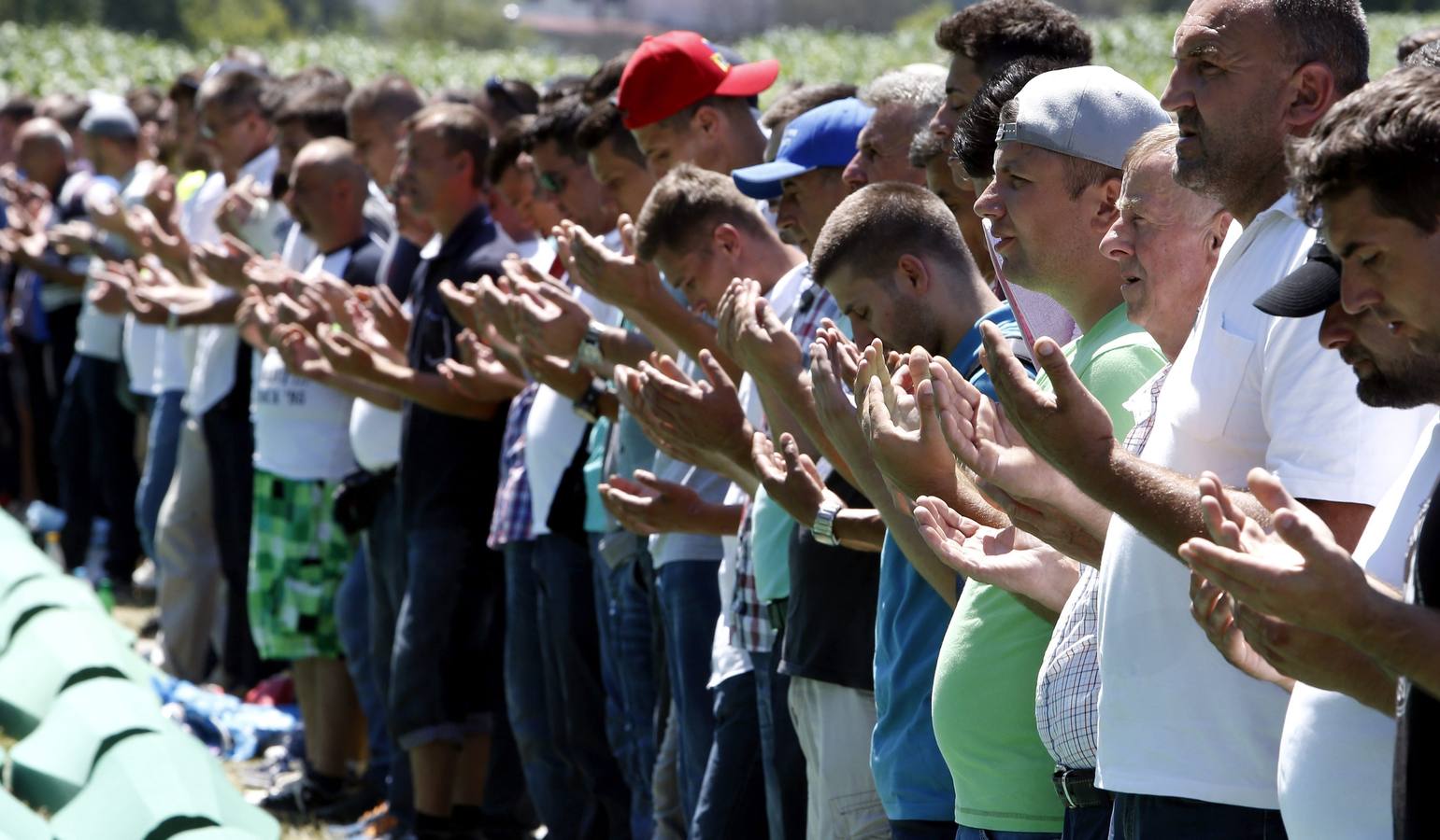 Fotos del 21 aniversario de la matanza de Srebrenica