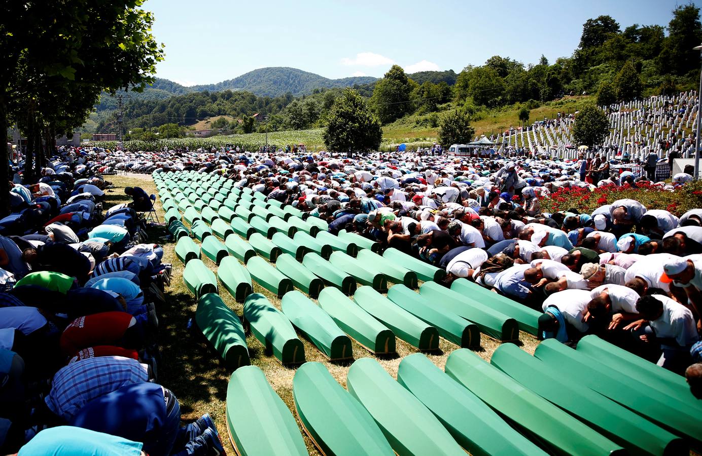 Fotos del 21 aniversario de la matanza de Srebrenica