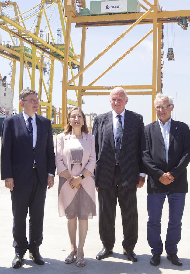 Fotos de la inauguración del nuevo muelle Costa en el puerto de Valencia