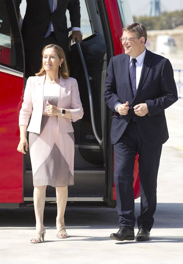 Fotos de la inauguración del nuevo muelle Costa en el puerto de Valencia