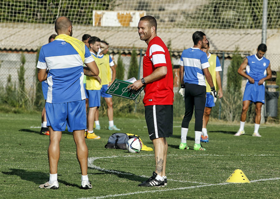 Primer entrenamiento del Hércules CF