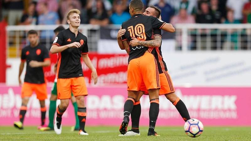 Fotos del partido Münster-Valencia CF