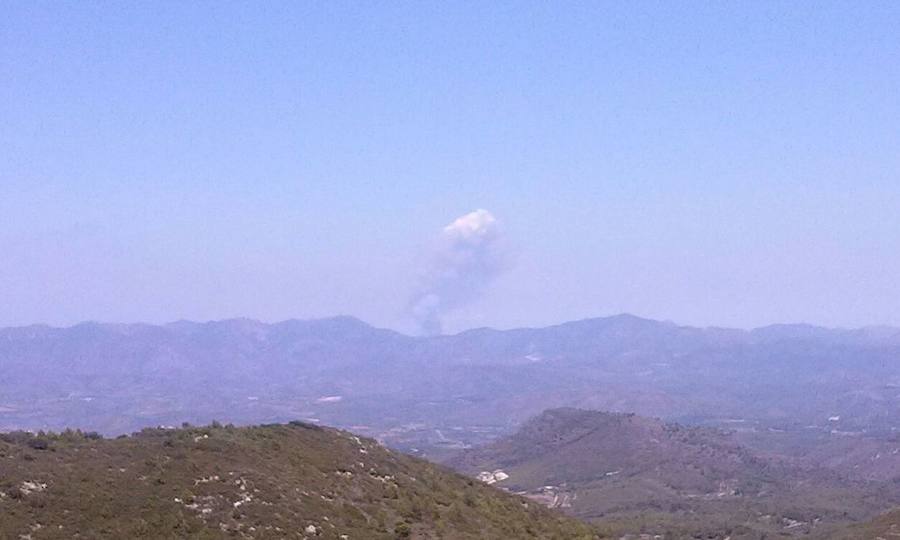 Incendio declarado en Artana