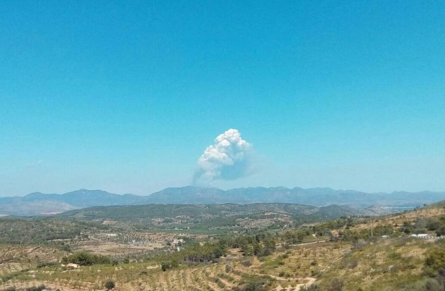 Incendio declarado en Artana