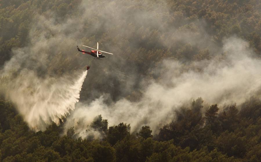 Incendio declarado en Artana