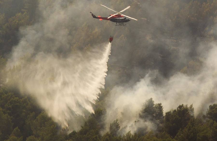 Incendio declarado en Artana