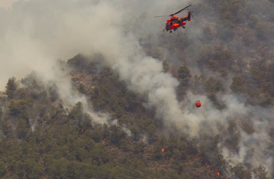 Incendio declarado en Artana