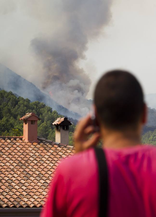 Incendio declarado en Artana