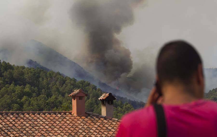 Incendio declarado en Artana