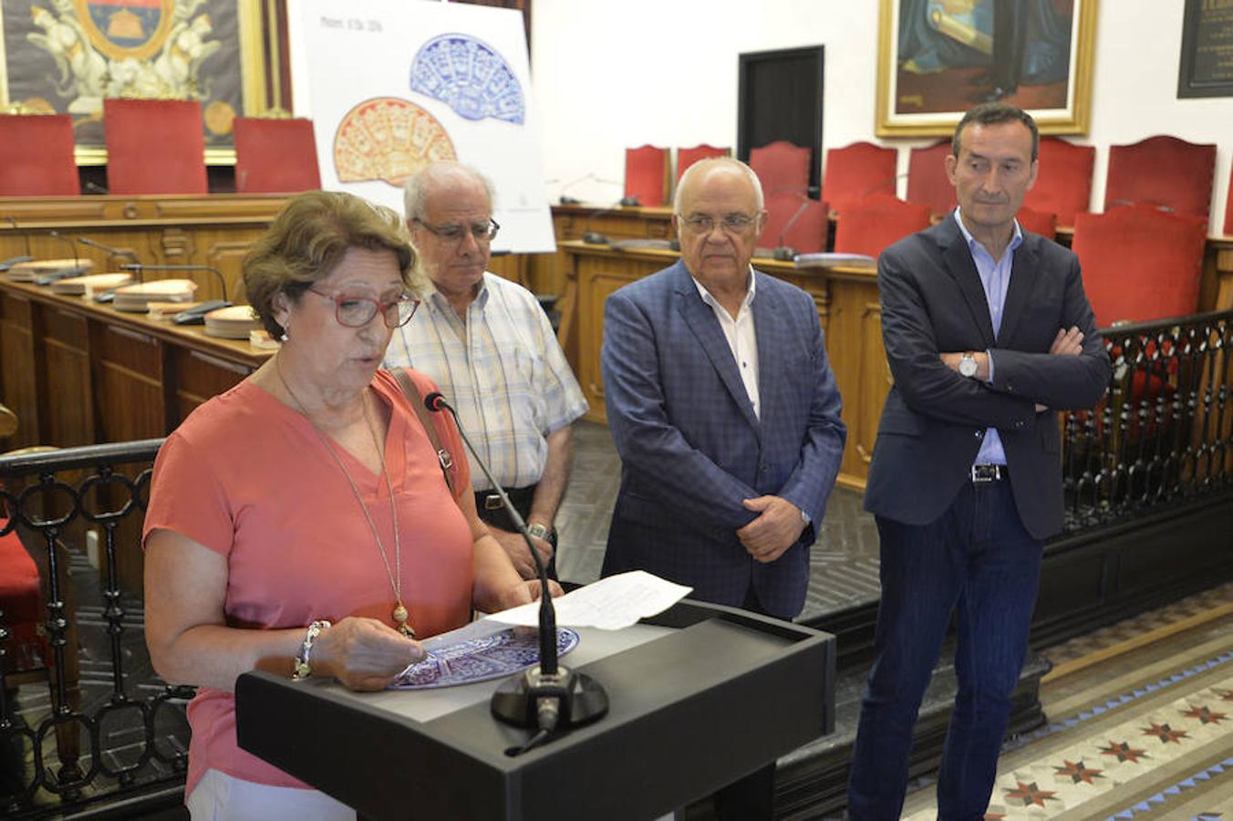 Presentación del abanico del Misteri