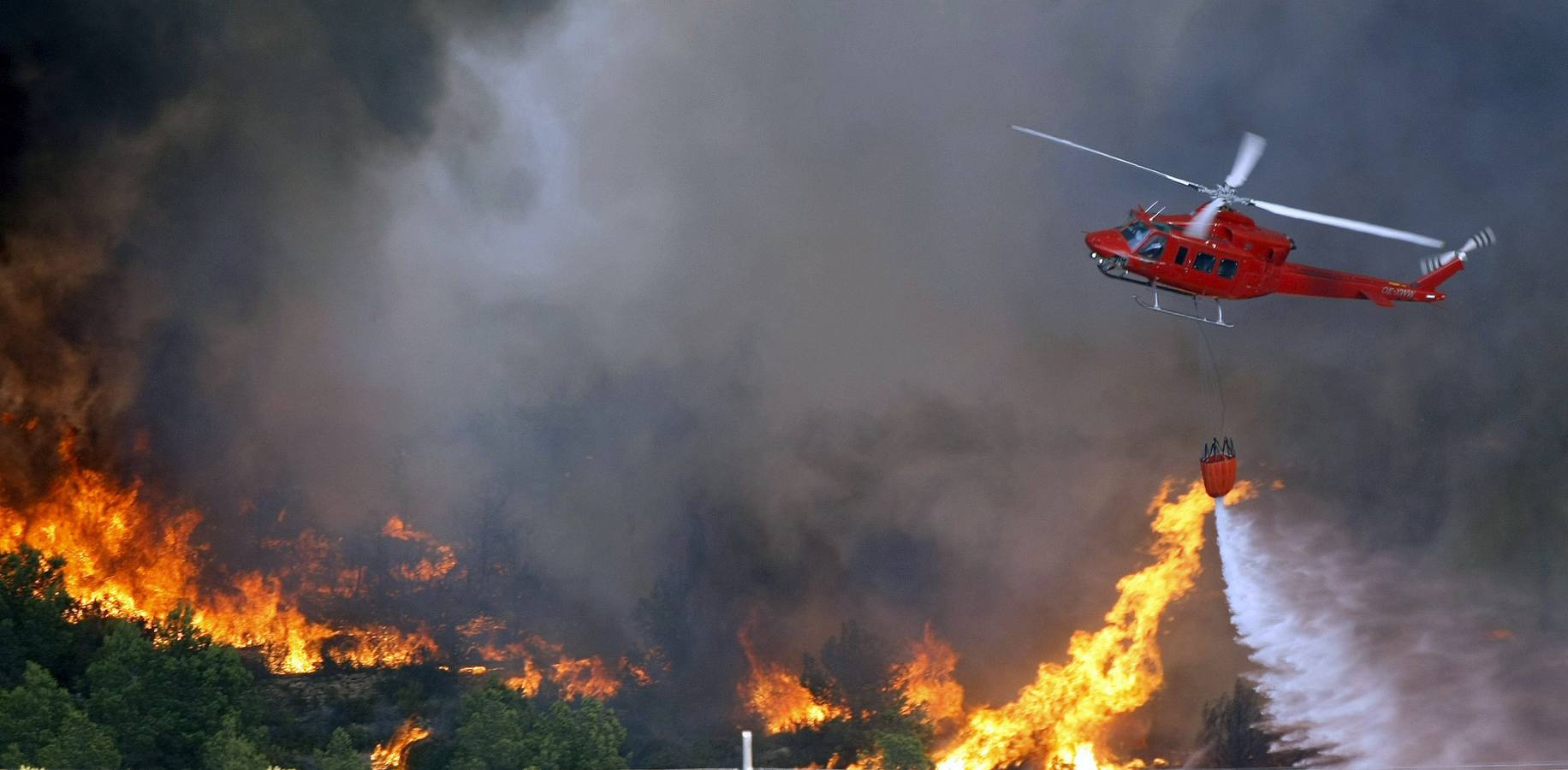 Fotos del incendio de la Granadella, en Xàbia y Benitatxell