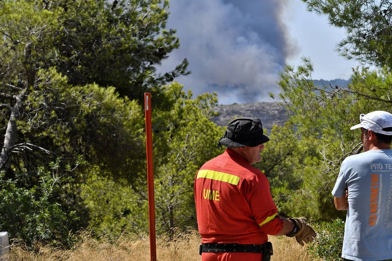 Fotos del incendio de la Granadella, en Xàbia y Benitatxell