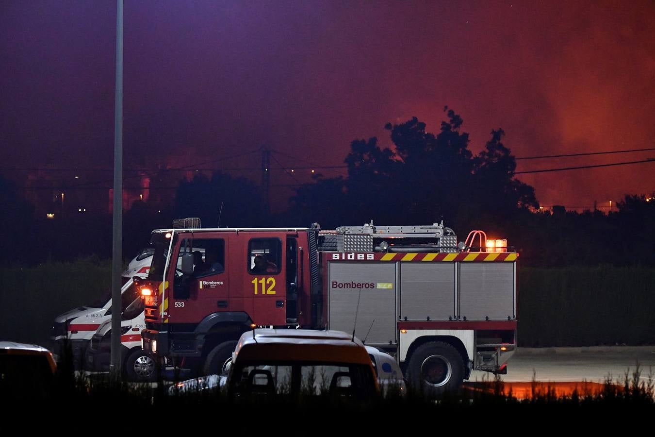 Fotos del incendio de la Granadella, en Xàbia y Benitatxell