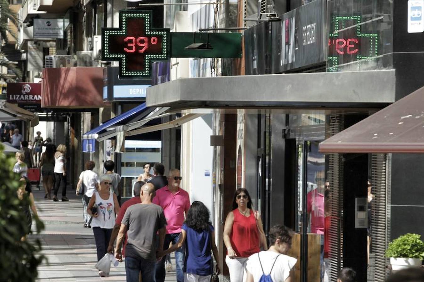 Los termómetros rozan los 43 grados en la provincia en el día más caluroso del año