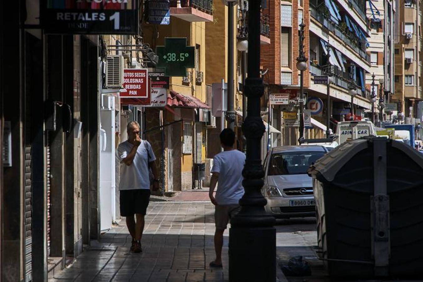 Los termómetros rozan los 43 grados en la provincia en el día más caluroso del año