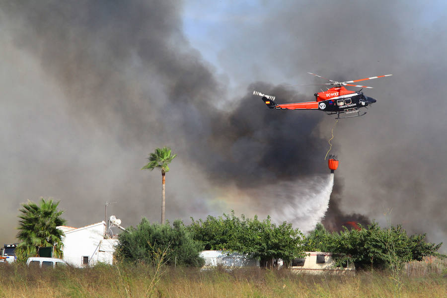 Fotos del incendio de la Granadella, en Xàbia y Benitatxell