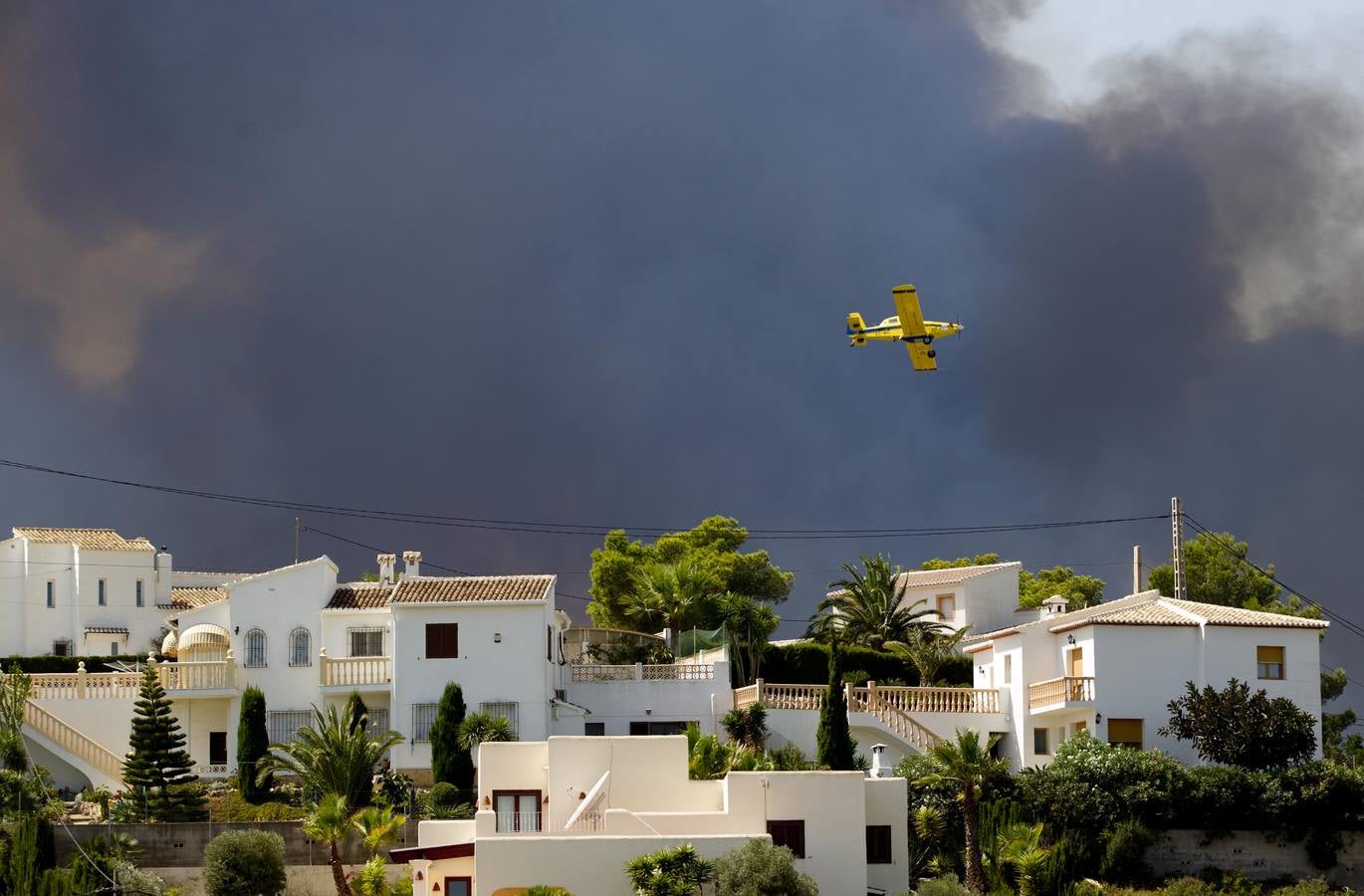 Fotos del incendio de la Granadella, en Xàbia y Benitatxell